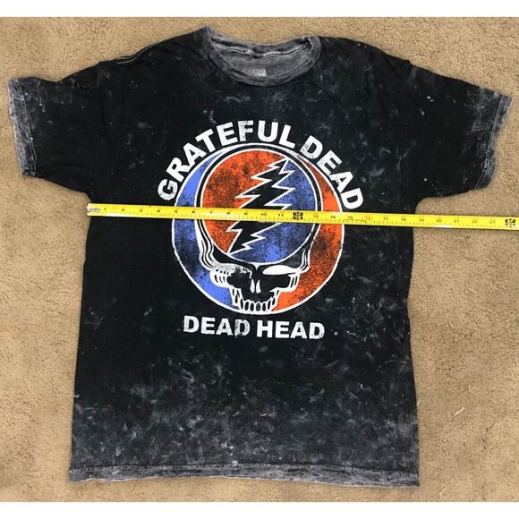 Grateful Dead Shirt Mens Skull Black Dead Head Music Concert NW0T Medium - Picture 4 of 5